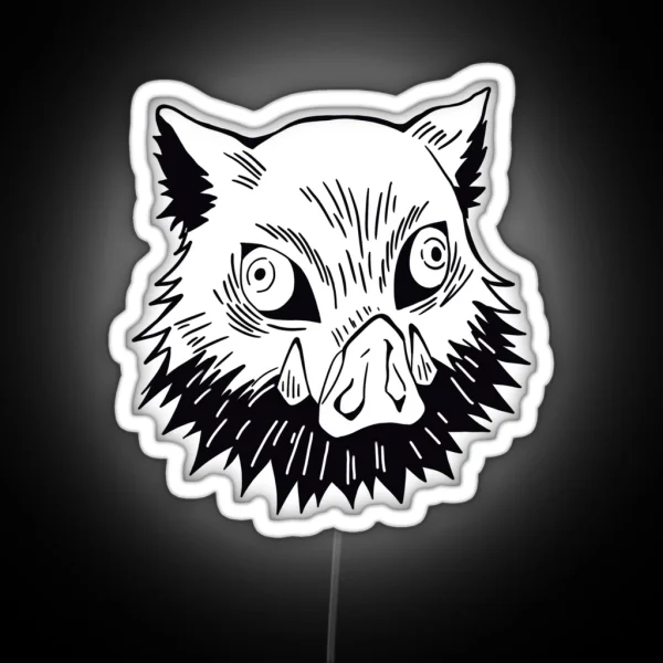 Boar Head RGB Neon Sign