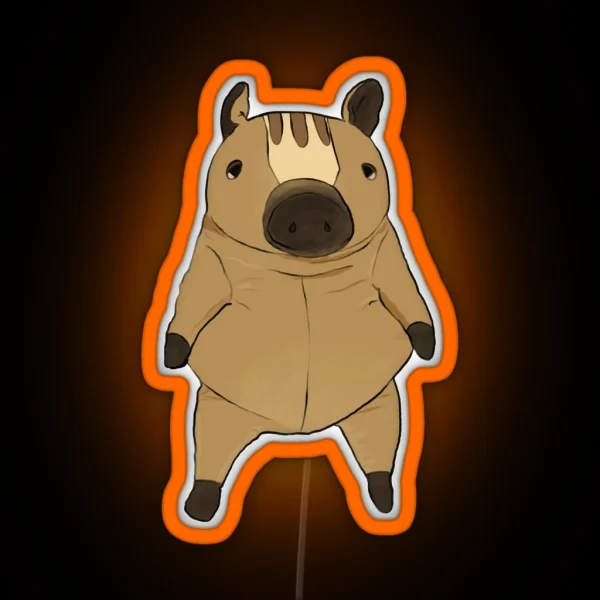 Boar Shinada Global RGB Neon Sign