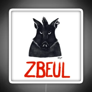 Boar Zbeul RGB Neon Sign