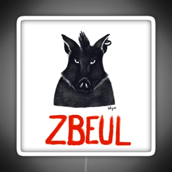 Boar Zbeul RGB Neon Sign