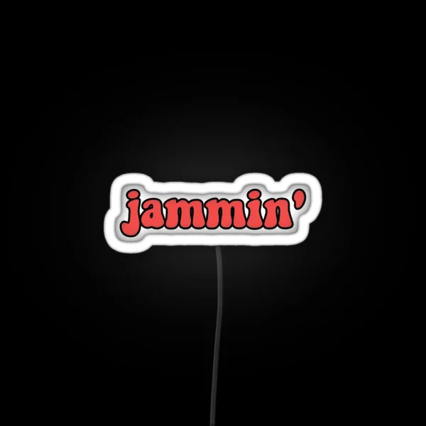 Bob Marley Jammin RGB Neon Sign
