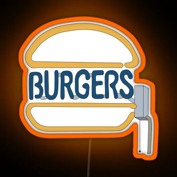 Bob S Burgers Neon Signage RGB Neon Sign