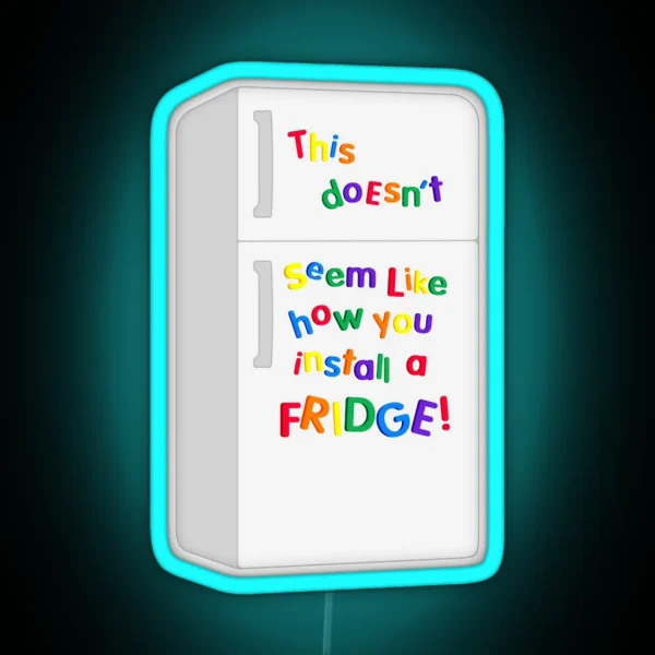 Bob S Fridge RGB Neon Sign