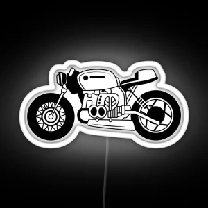 Bobber Motorcycle RGB Neon Sign