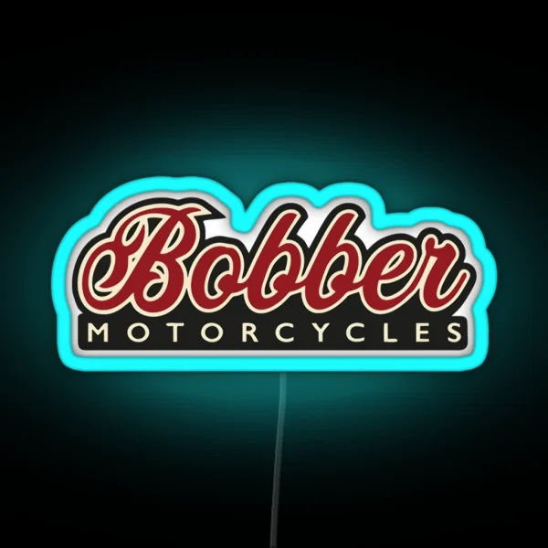 Bobber Motorcycles RGB Neon Sign