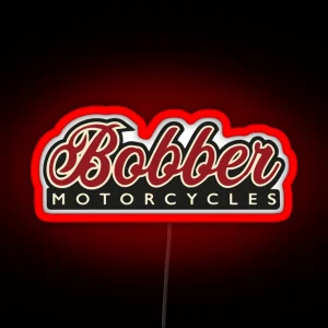 Bobber Motorcycles RGB Neon Sign