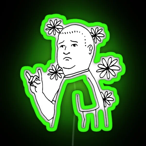 Bobby Rock On RGB Neon Sign