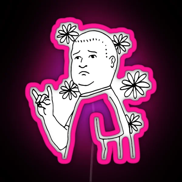 Bobby Rock On RGB Neon Sign