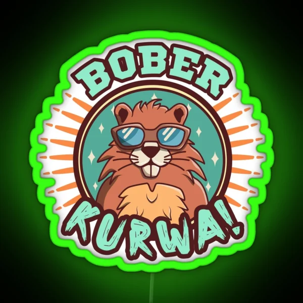 Bober Kurwa RGB Neon Sign