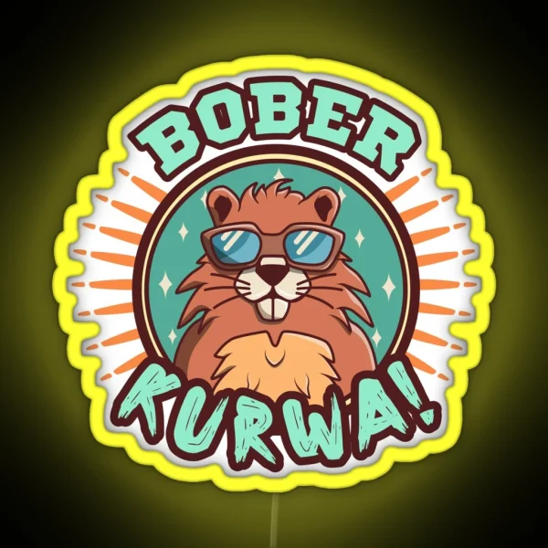 Bober Kurwa RGB Neon Sign