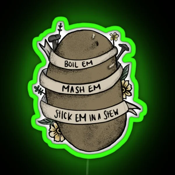 Boil Em RGB Neon Sign