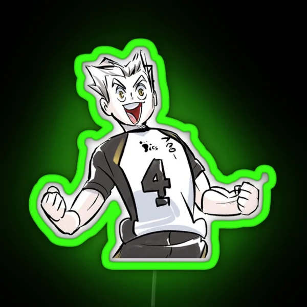 Bokuto Koutarou RGB Neon Sign
