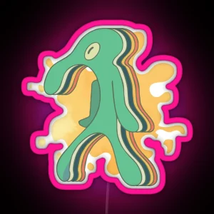 Bold And Brash Cartoon RGB Neon Sign