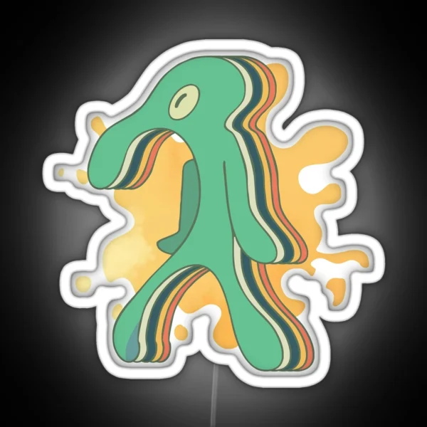 Bold And Brash Cartoon RGB Neon Sign