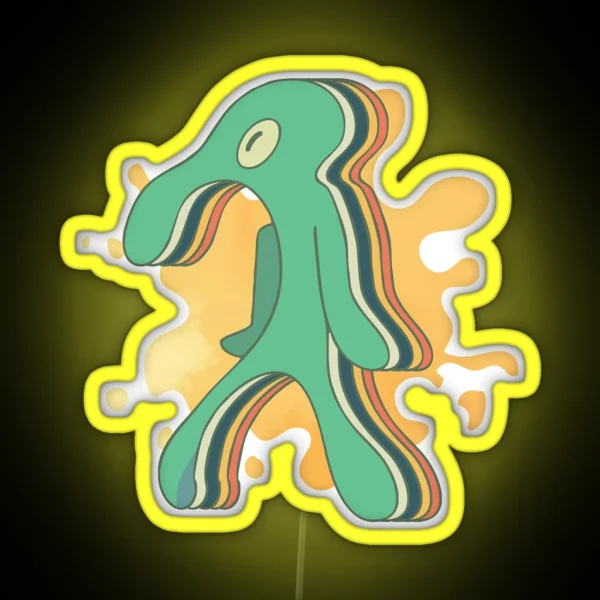 Bold And Brash Cartoon RGB Neon Sign