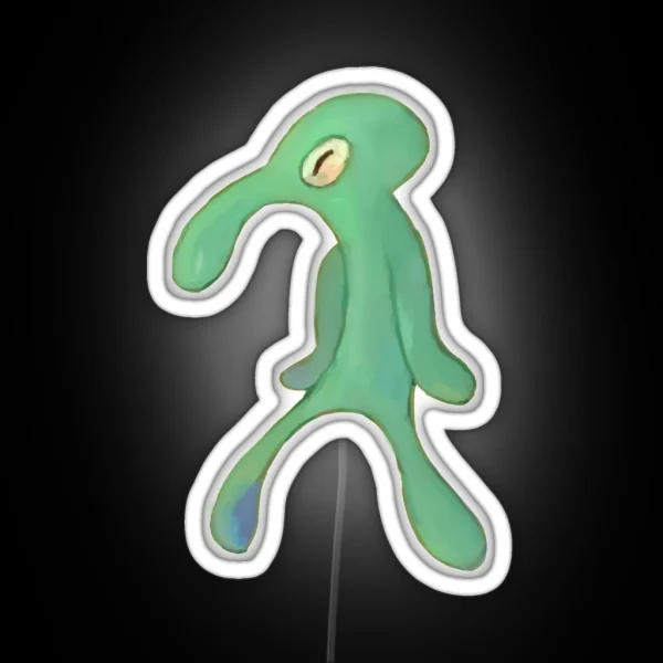 Bold And Brash Pin Button RGB Neon Sign