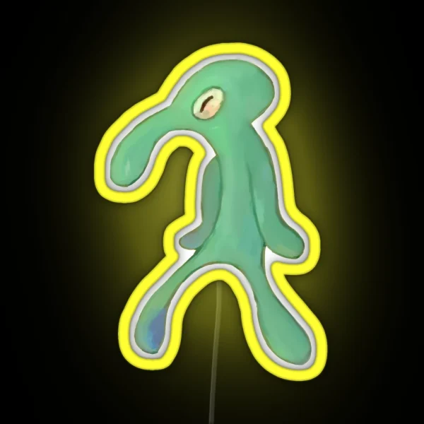 Bold And Brash Pin Button RGB Neon Sign