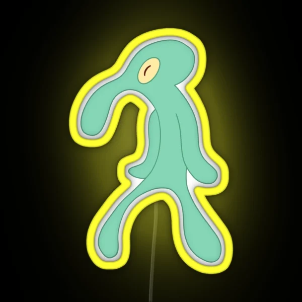 Bold And Brash Squidward RGB Neon Sign