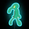 Bold And Brash Squidward S Painting RGB Neon Sign - Image 3