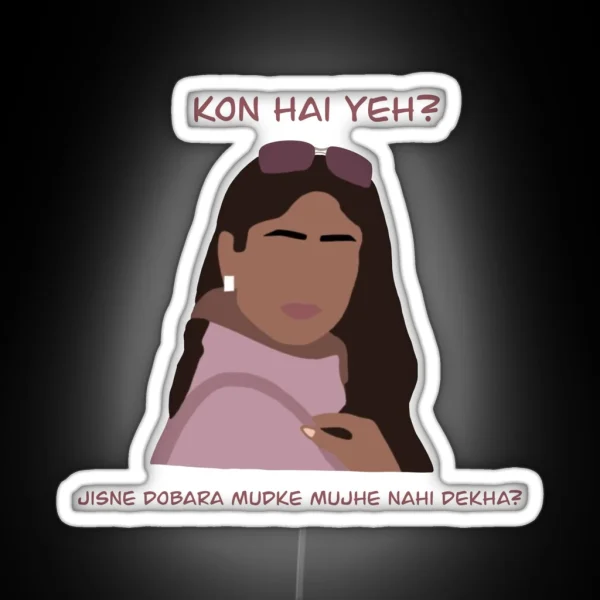 Bollywood Kareena Kapoor RGB Neon Sign