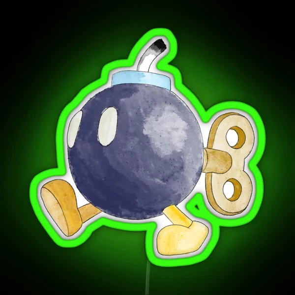 Bomb Omb RGB Neon Sign