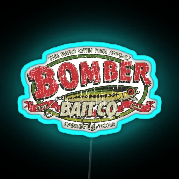 Bomber Bait Co 1944 RGB Neon Sign