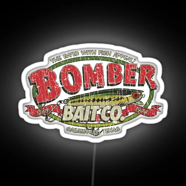 Bomber Bait Co 1944 RGB Neon Sign