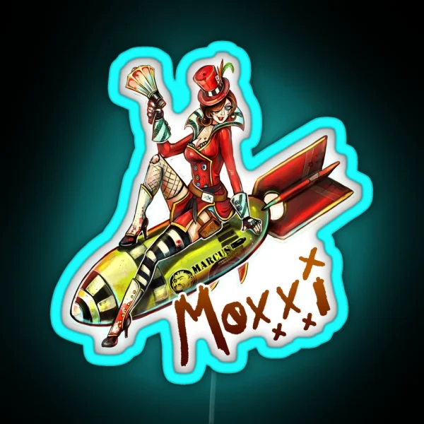 Bombshell Moxxi V2 RGB Neon Sign