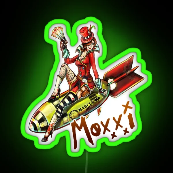 Bombshell Moxxi V2 RGB Neon Sign