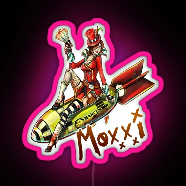 Bombshell Moxxi V2 RGB Neon Sign