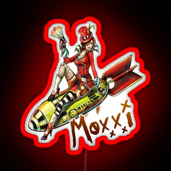 Bombshell Moxxi V2 RGB Neon Sign