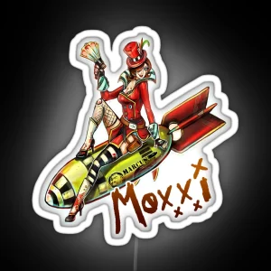 Bombshell Moxxi V2 RGB Neon Sign