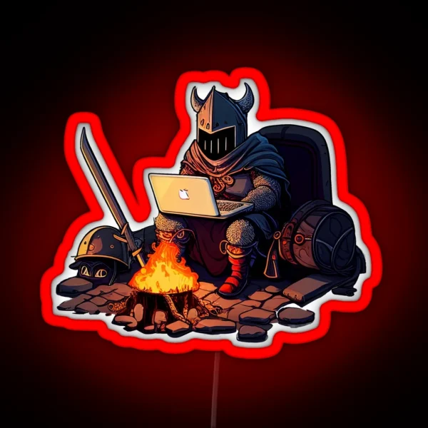 Bonfire Dark Souls Gaming RGB Neon Sign
