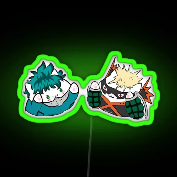 Bongo Bakudeku RGB Neon Sign