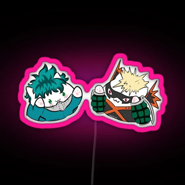 Bongo Bakudeku RGB Neon Sign