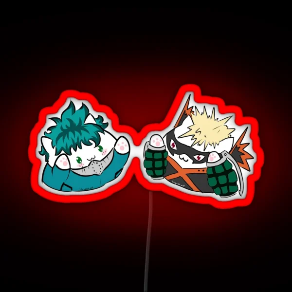 Bongo Bakudeku RGB Neon Sign