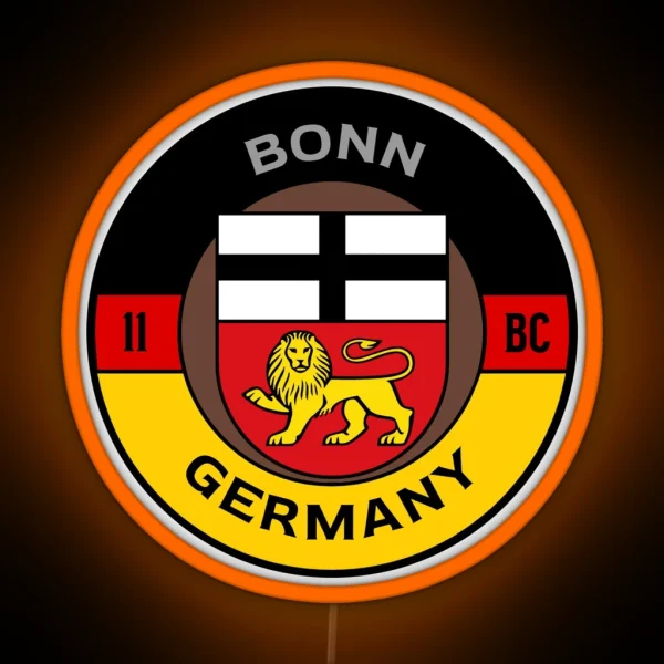 Bonn Bonn Germany German Locations RGB Neon Sign
