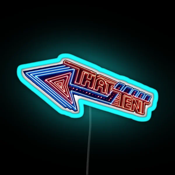 Bonnaroo That Tent Neon Sign RGB Neon Sign