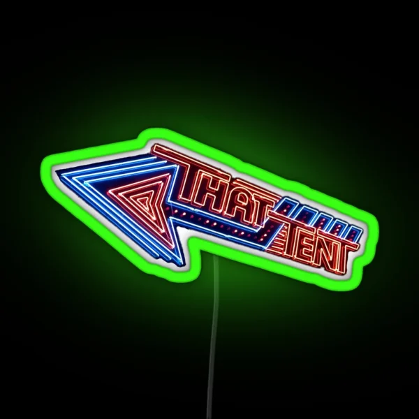 Bonnaroo That Tent Neon Sign RGB Neon Sign