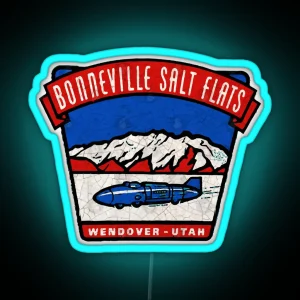 Bonneville Salt Flats RGB Neon Sign