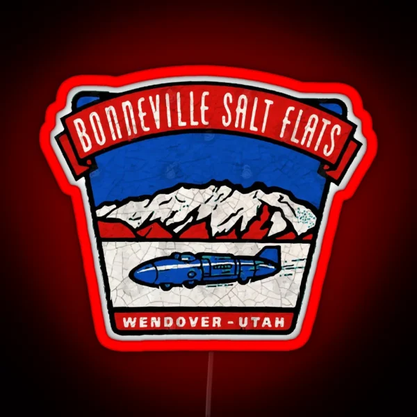 Bonneville Salt Flats RGB Neon Sign