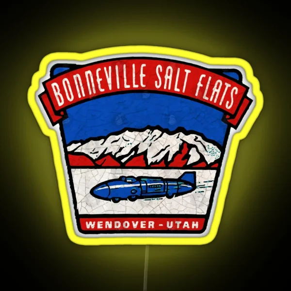 Bonneville Salt Flats RGB Neon Sign