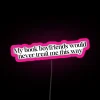 Book Boyfriends Fantasy Romance Booktok Reading RGB Neon Sign - Image 6