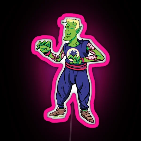 Boomhauer Piccolo King Of The Ball Z RGB Neon Sign