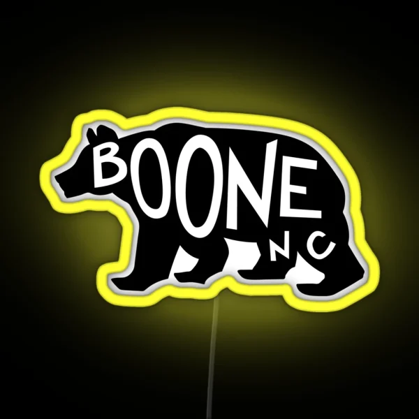 Boone Bear RGB Neon Sign