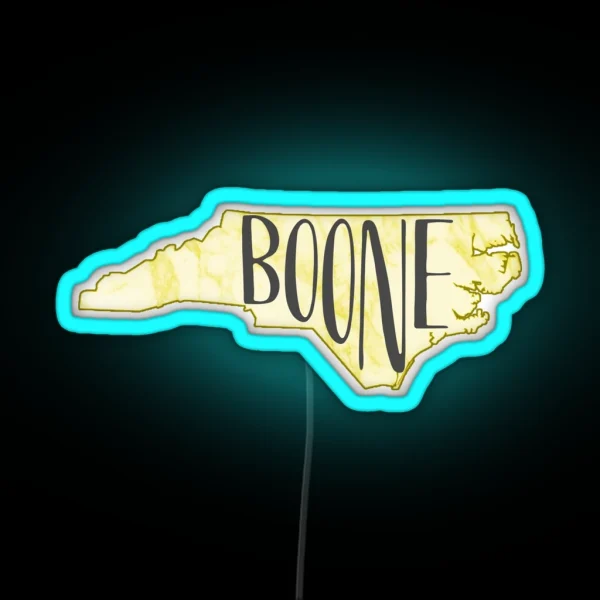 Boone Marbled RGB Neon Sign