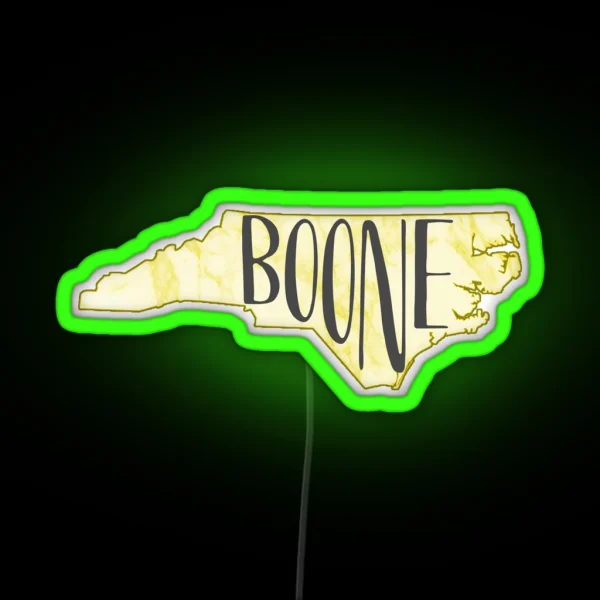 Boone Marbled RGB Neon Sign