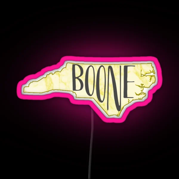 Boone Marbled RGB Neon Sign