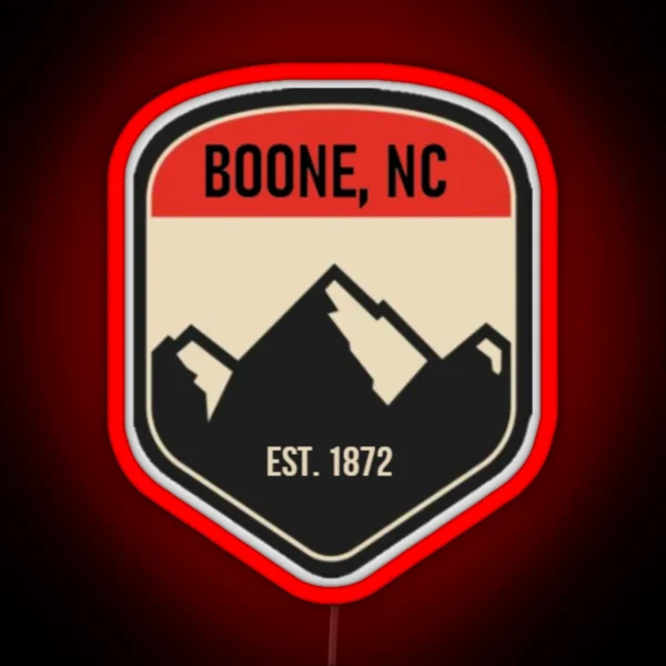 Boone NC RGB Neon Sign