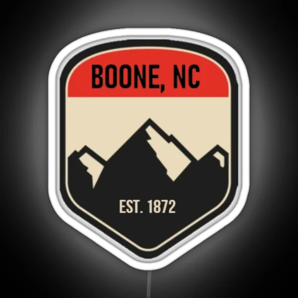 Boone NC RGB Neon Sign